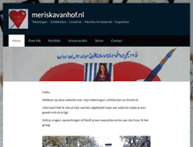 Tablet Screenshot of meriskavanhof.nl